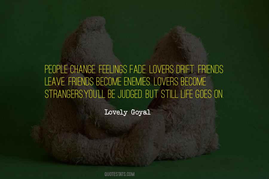 Friends Change Quotes #90817