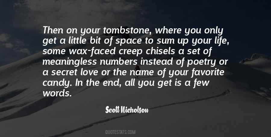 Tombstone Love Quotes #1181285