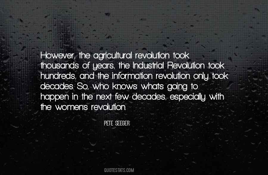 Quotes About The Agricultural Revolution #1860075