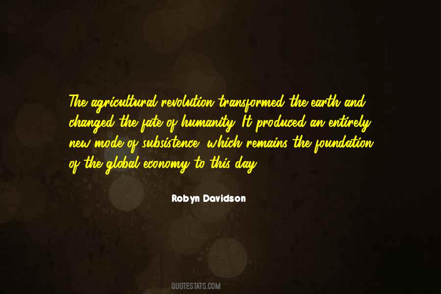 Quotes About The Agricultural Revolution #910622