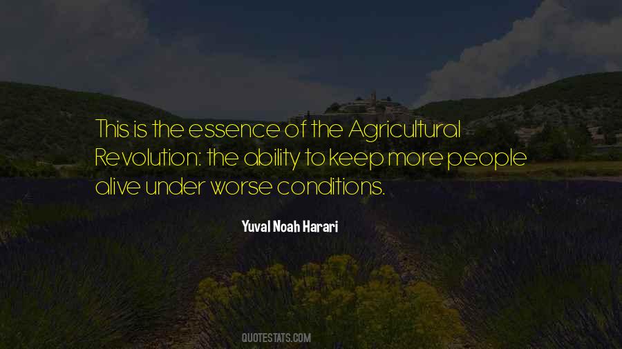 Quotes About The Agricultural Revolution #924822