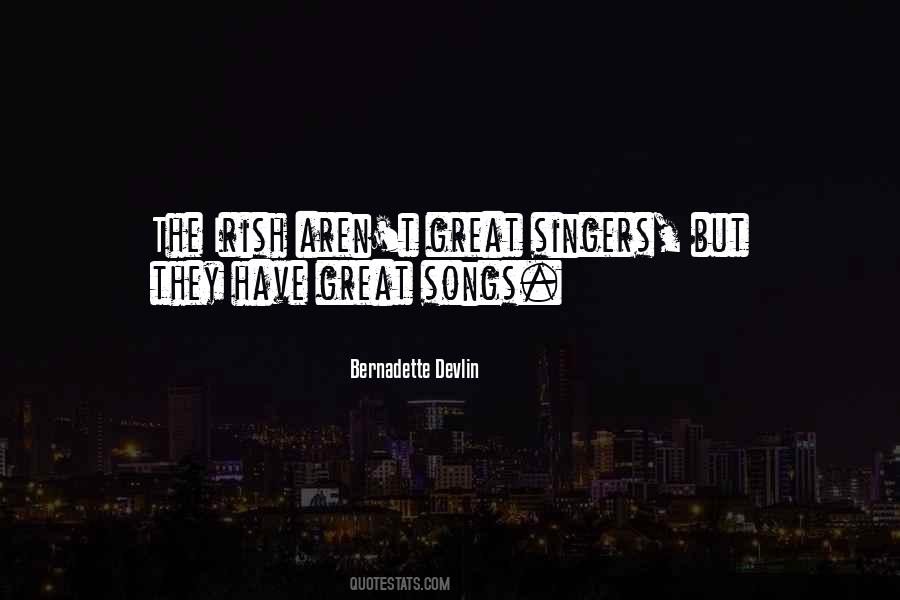 Irish Song Quotes #859590
