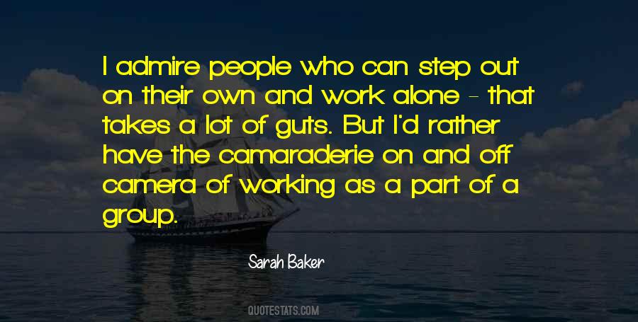 Work Alone Quotes #321263