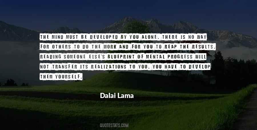 Work Alone Quotes #65362