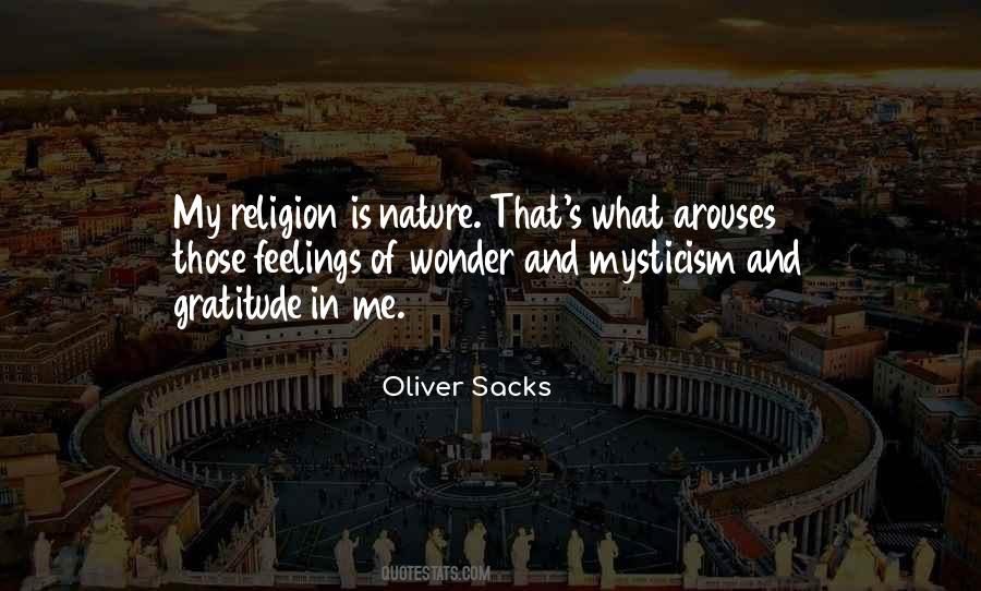 Nature Is My Religion Quotes #1101449
