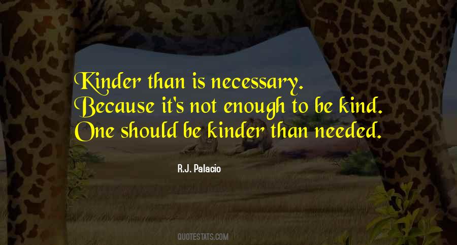 Is It Kind Is It Necessary Quotes #948764