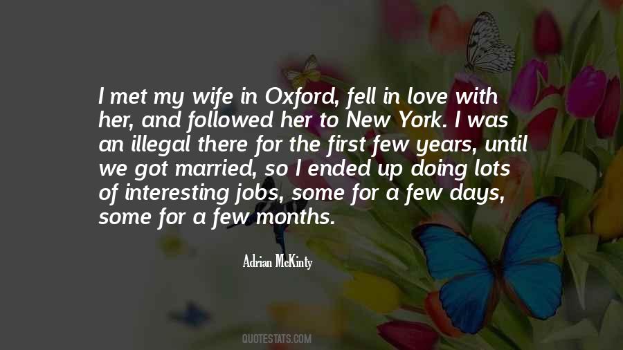 Wife First Quotes #199602