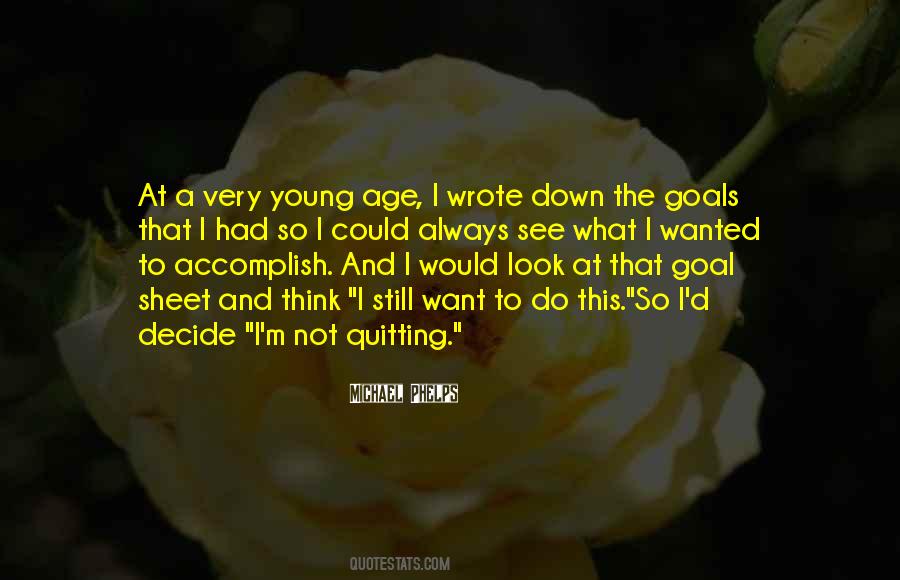 Quotes About The Goals #1425139