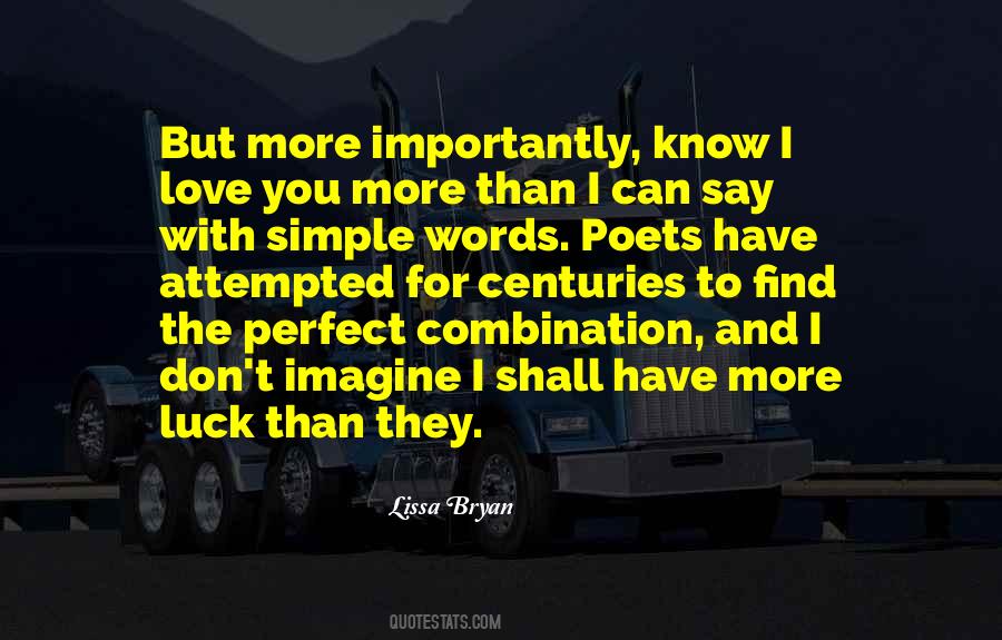 Simple And Perfect Quotes #253002
