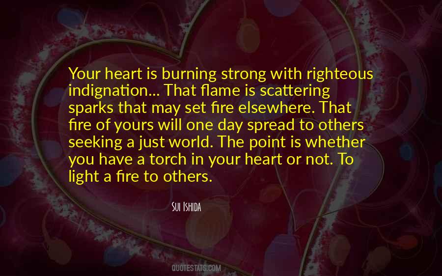 Torch Burning Quotes #1521524