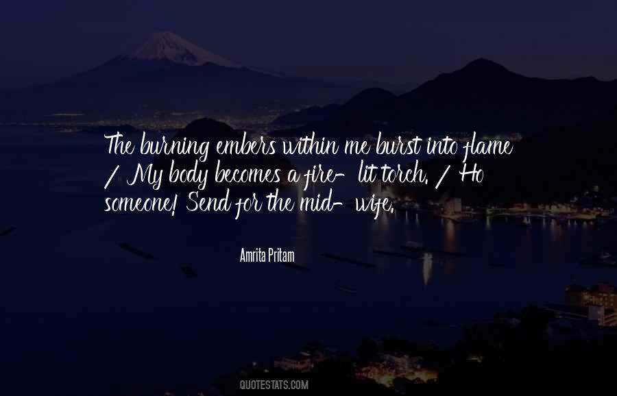 Torch Burning Quotes #532733