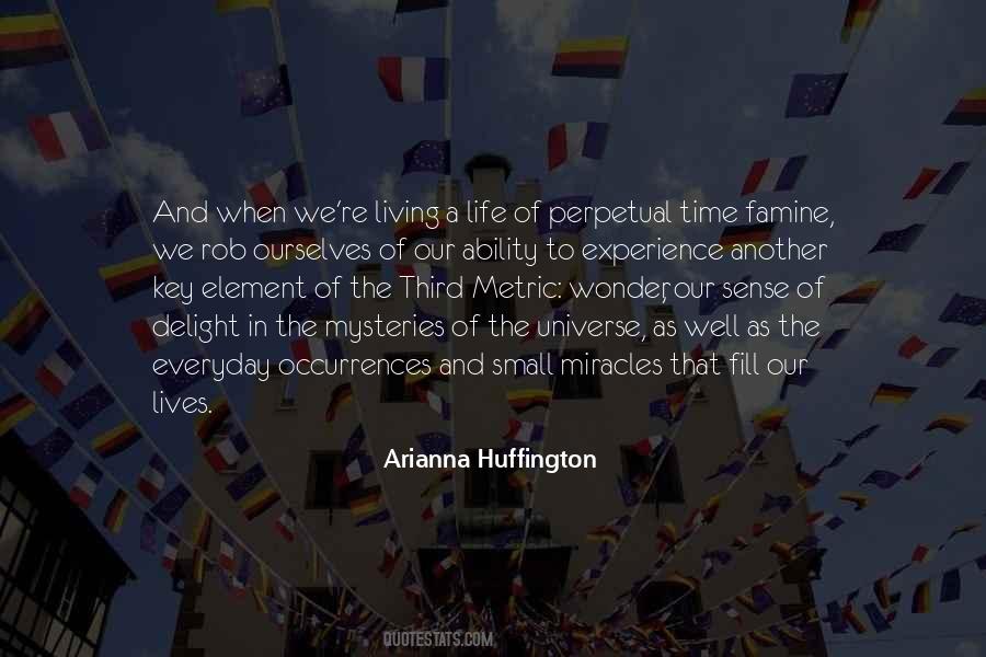 Quotes About Living With Miracles #1685670