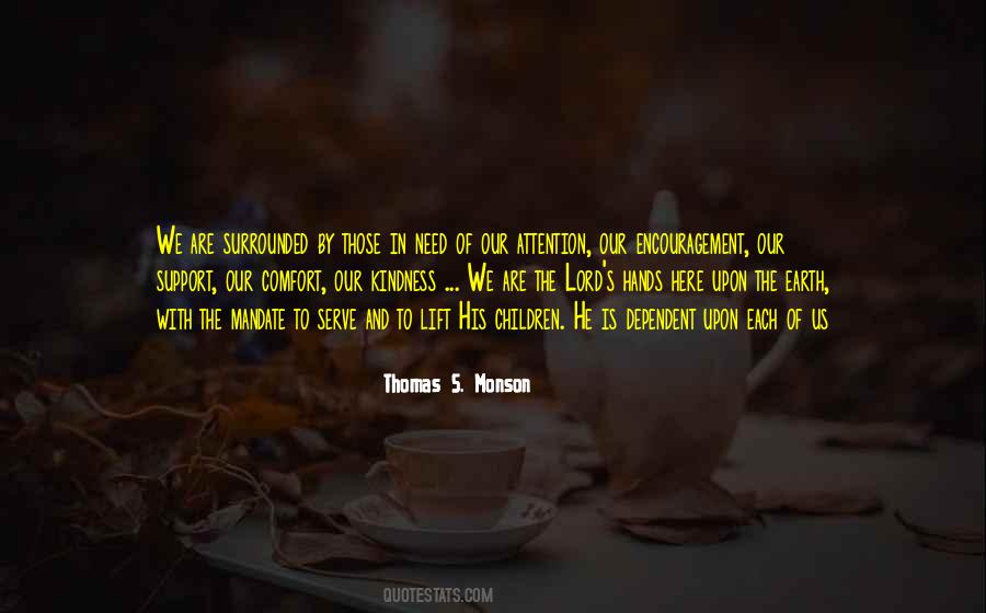 Support And Comfort Quotes #1559780