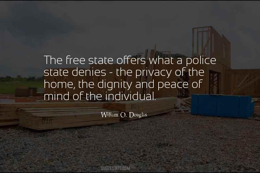 Privacy And Peace Quotes #451418