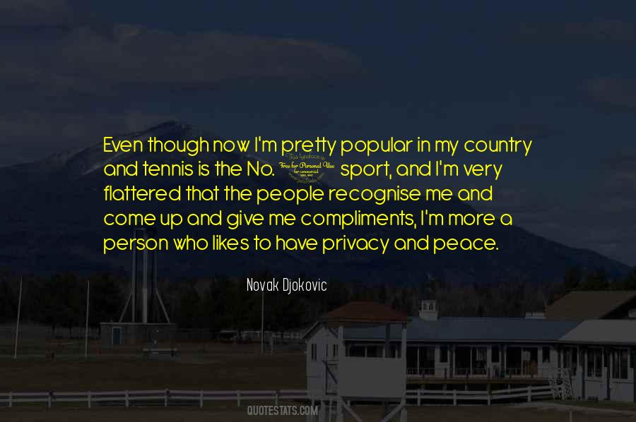 Privacy And Peace Quotes #87791