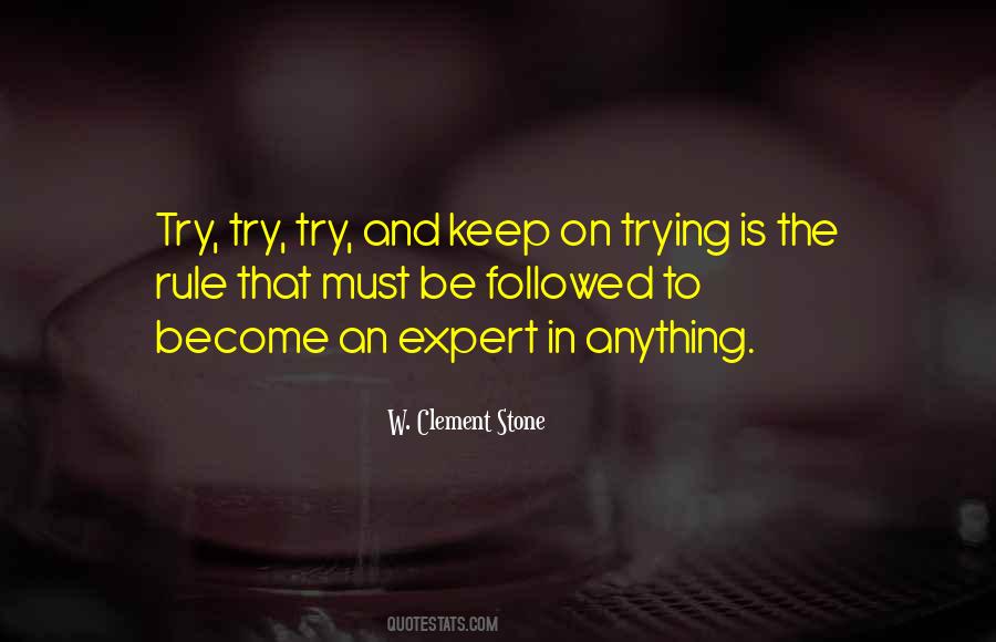Trying Is Quotes #1464615