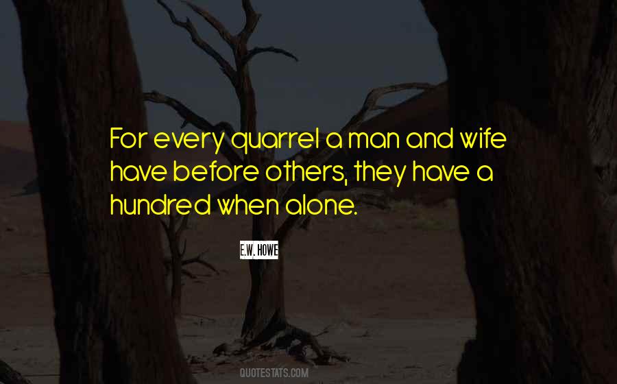 Wife Alone Quotes #695160