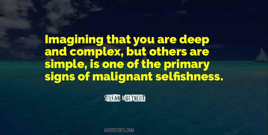 Deep And Simple Quotes #1461592