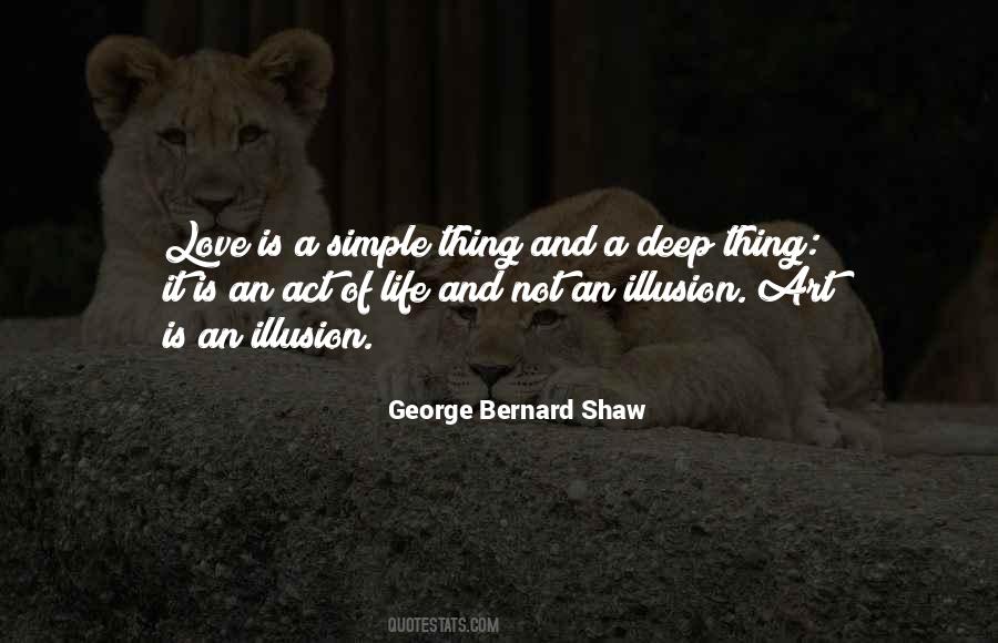 Deep And Simple Quotes #427073