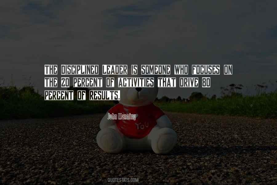 Discipline Leadership Quotes #1277023