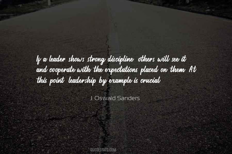 Discipline Leadership Quotes #728131