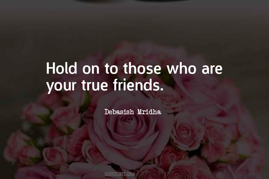 Friends Hold Quotes #599059