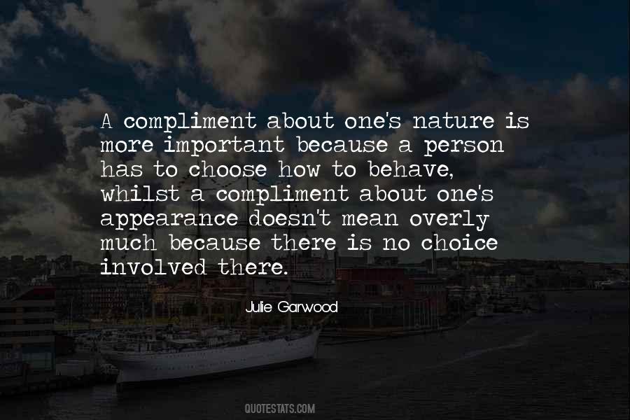 Compliment On Beauty Quotes #1749716