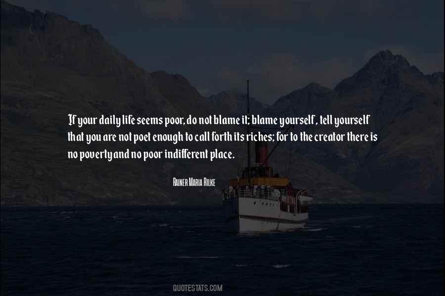 You Are Not Poor Quotes #1126342