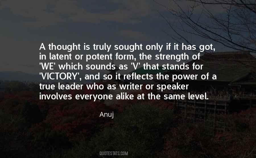 Power Thought Quotes #1220921