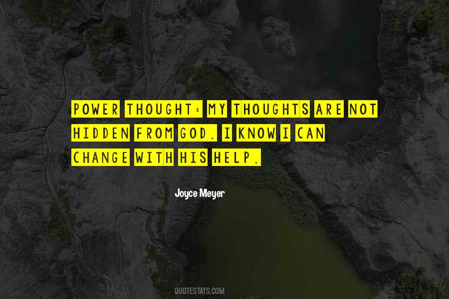 Power Thought Quotes #1342618