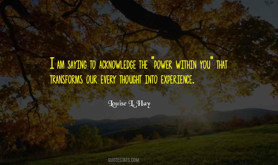 Power Thought Quotes #519720