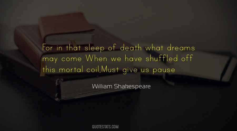 Death Sleep Quotes #106288