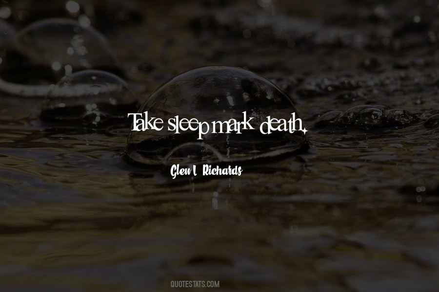 Death Sleep Quotes #157543