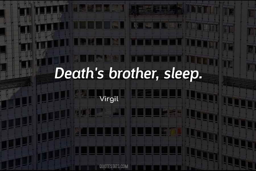 Death Sleep Quotes #211745