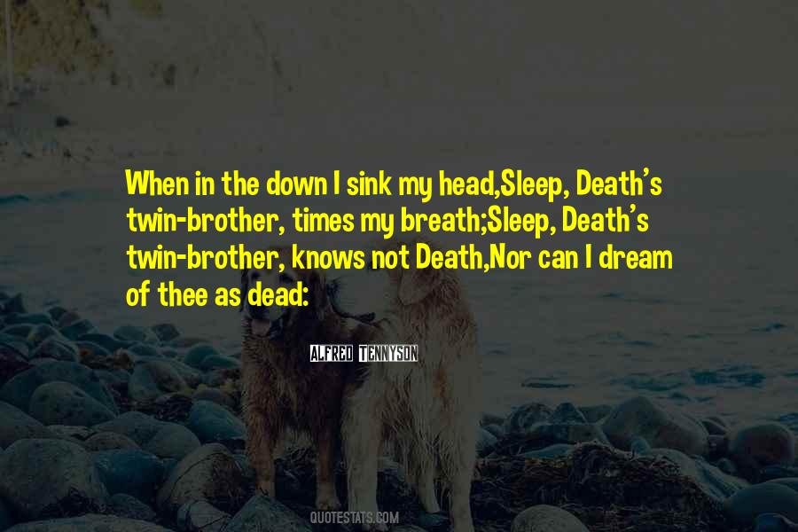 Death Sleep Quotes #36346