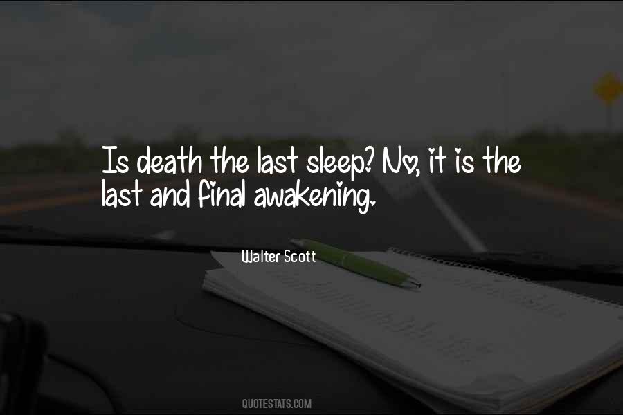 Death Sleep Quotes #558385