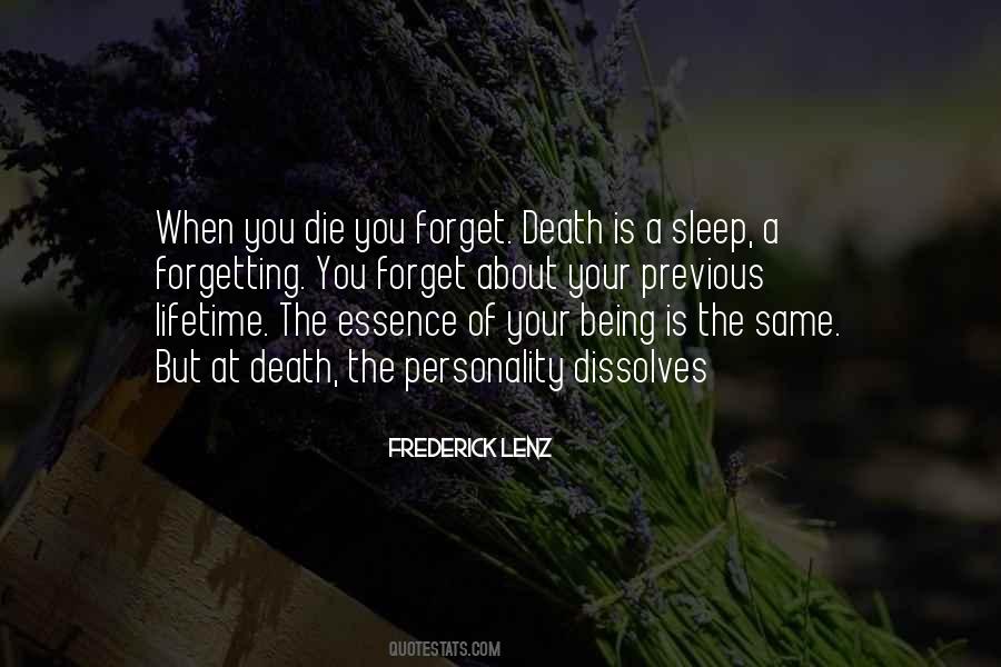 Death Sleep Quotes #598919