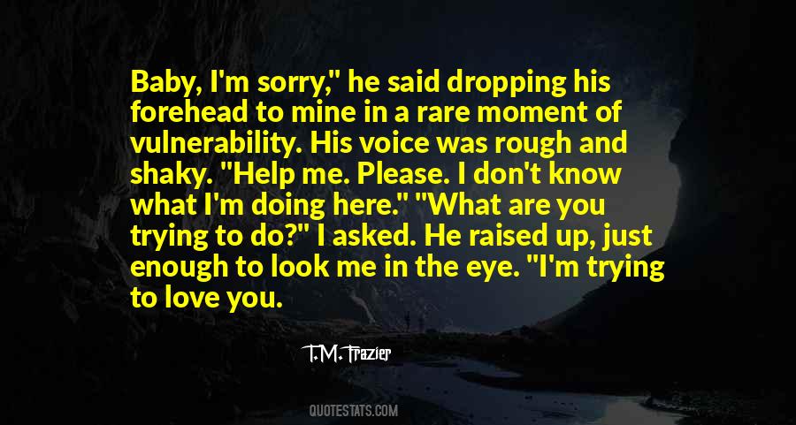 Sorry And I Love You Quotes #1401213