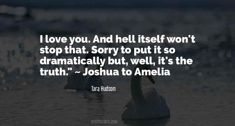 Sorry And I Love You Quotes #1404980