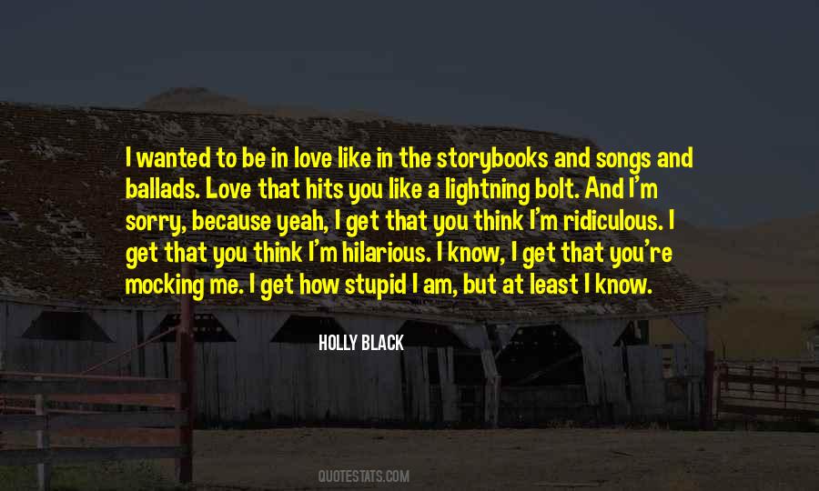 Sorry And I Love You Quotes #1757711