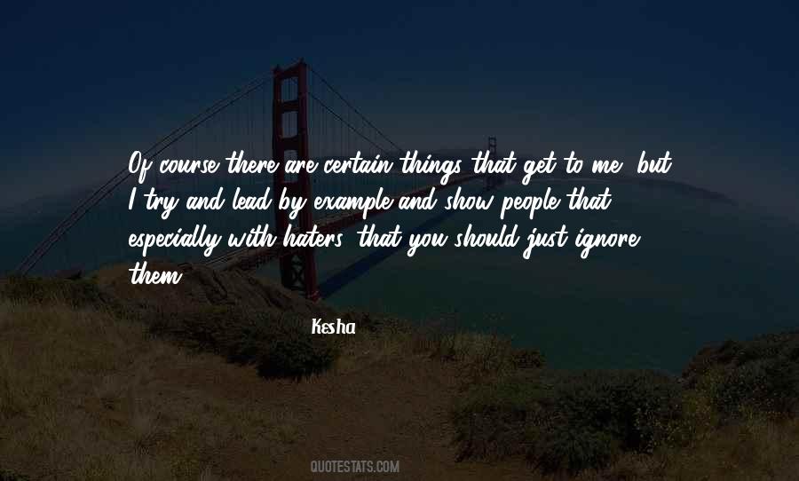 Quotes About You Haters #1029063