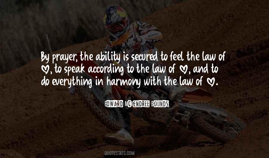 Law Of Harmony Quotes #1121610