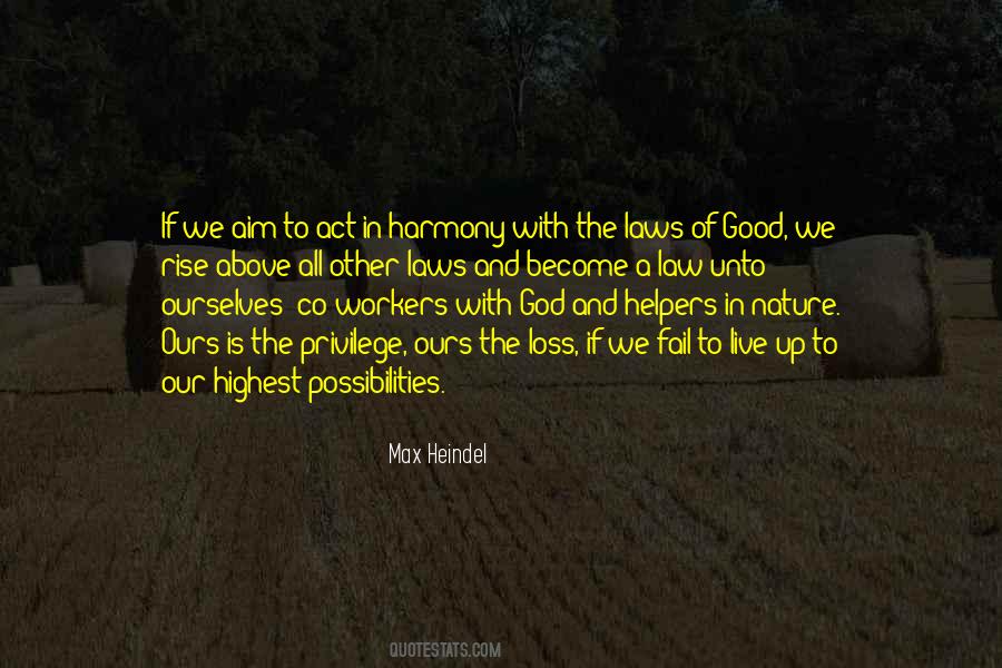 Law Of Harmony Quotes #549029
