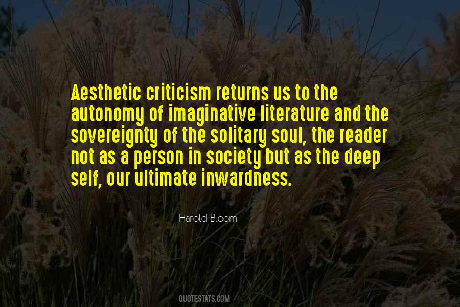 Solitary Soul Quotes #674068