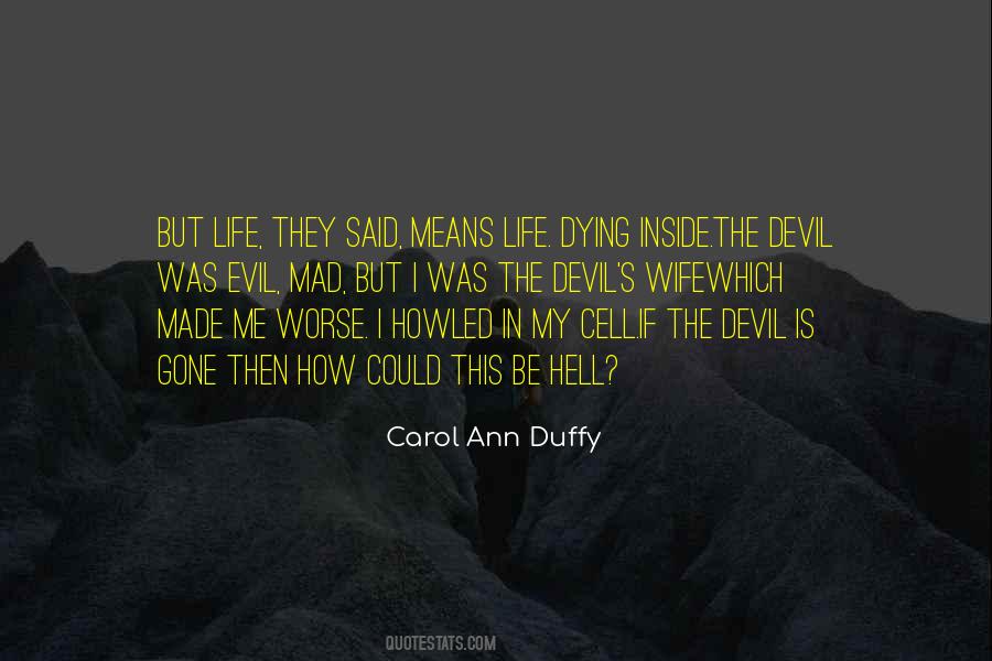 Hell Devil Quotes #1020457