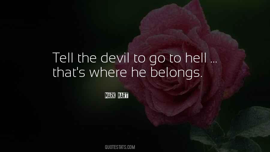 Hell Devil Quotes #508642