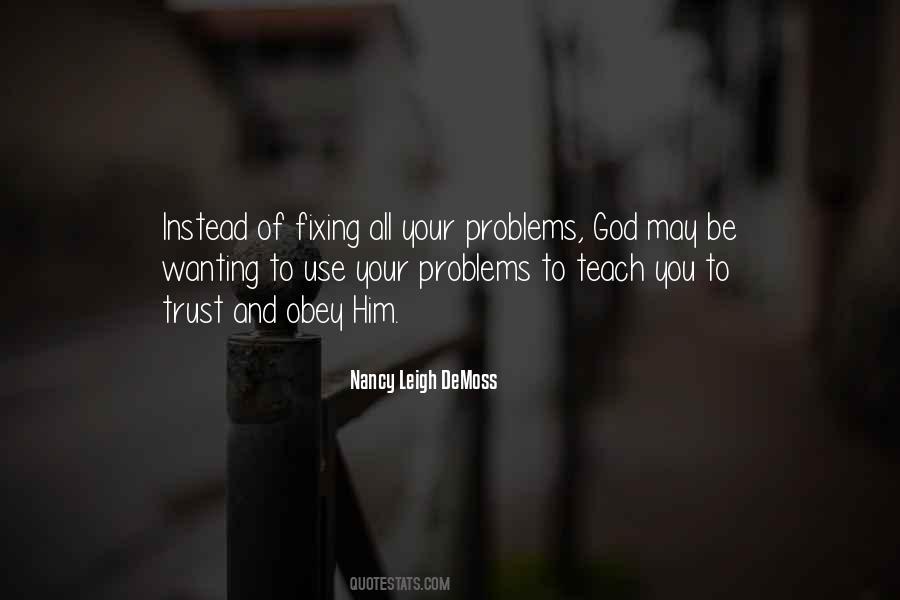 Problems God Quotes #1454464