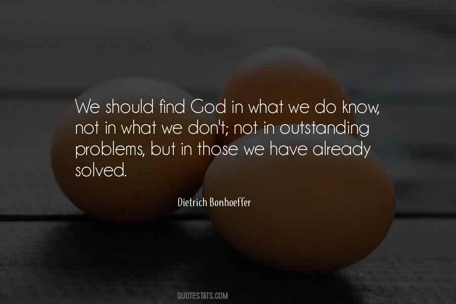 Problems God Quotes #1598964