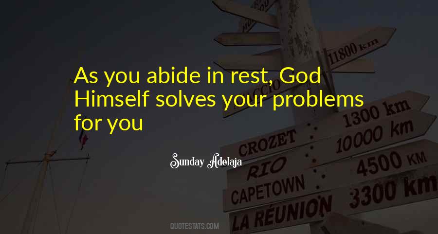 Problems God Quotes #271201