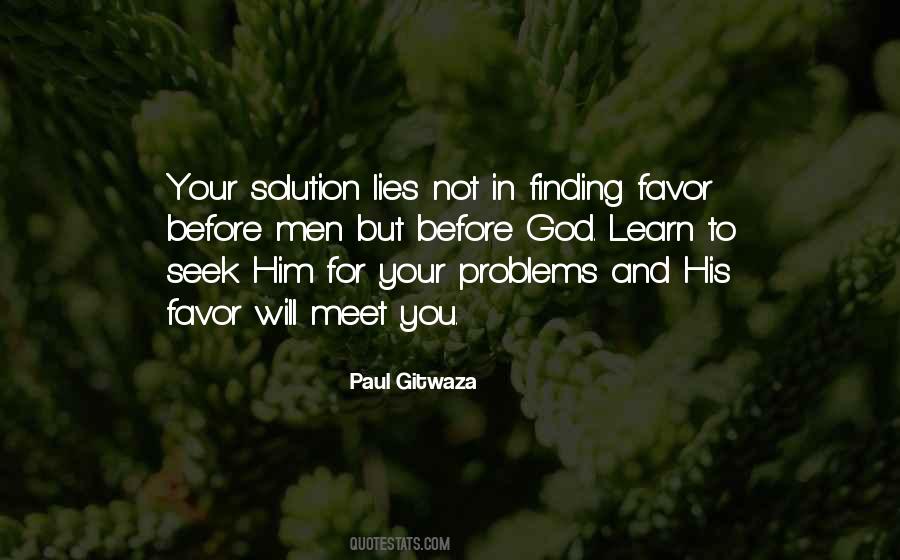 Problems God Quotes #375752